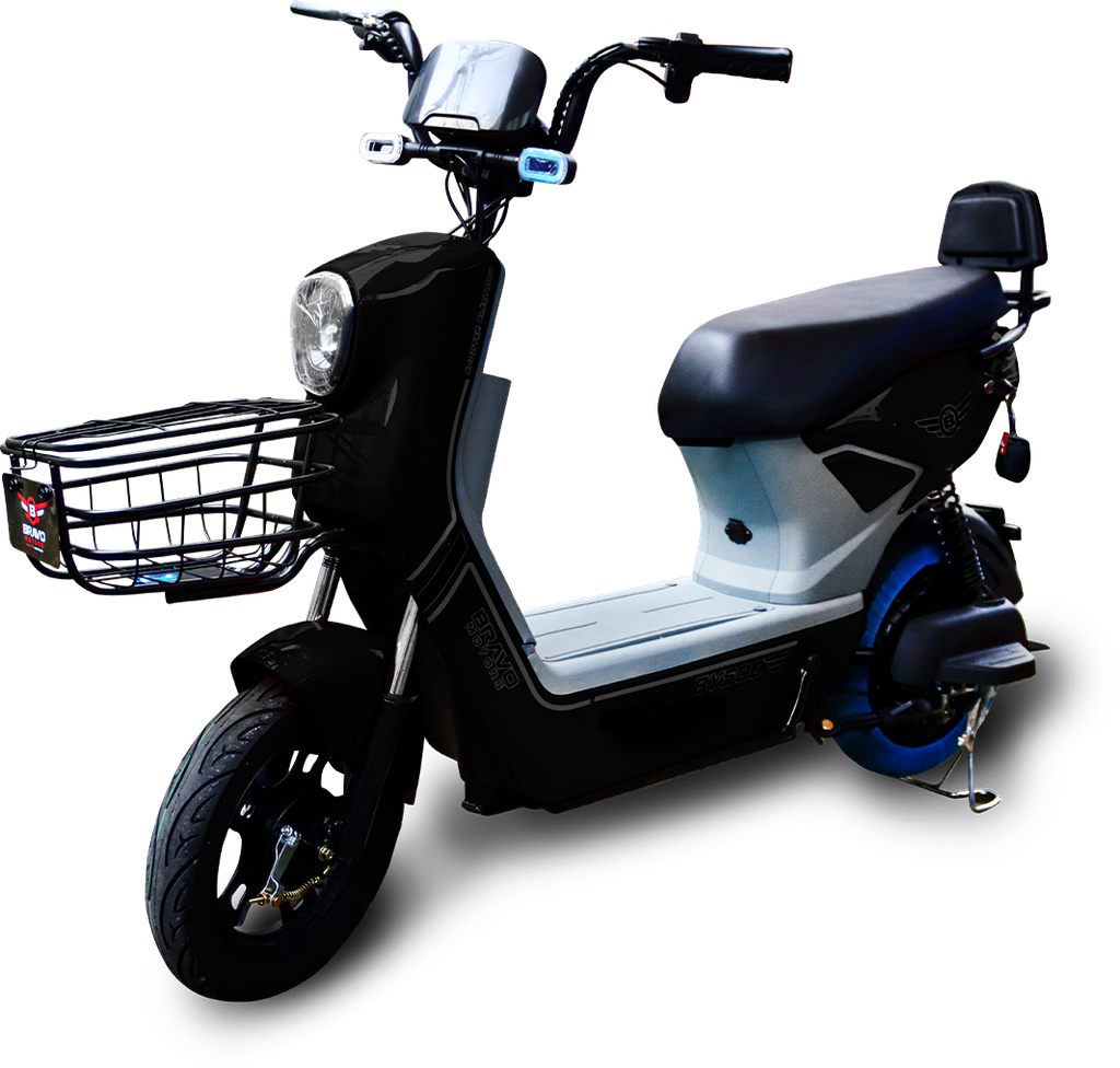 BRAVO SCOOTER ELECTRICO 500W NEGRO