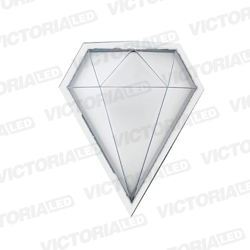 LAMPARA DECORATIVA LED 12W 3000K ALUM/ACRILICO WHITE