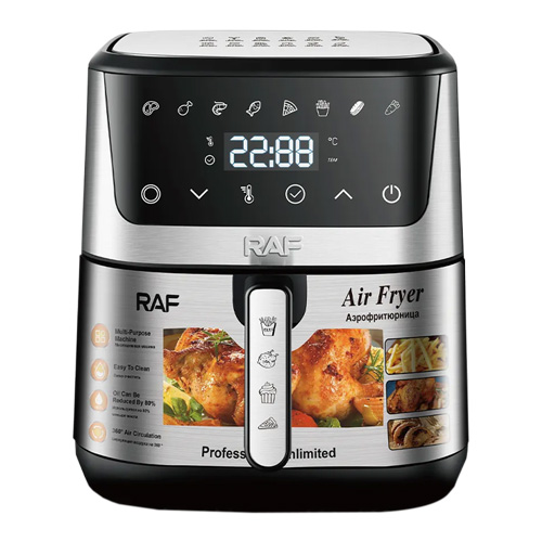 RAF FREIDORA DE AIRE 6L 1500W 110V