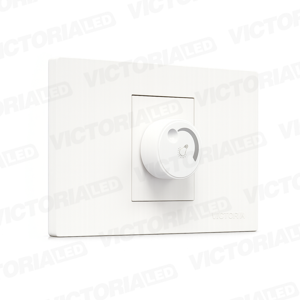 INTETTUPTOR DIMMER SIMPLE 00W 125/250V PC BLANCO