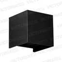 APLIQUE DE PARED IP20 5W 3000K NEGRO 100*100MM AC85-265V