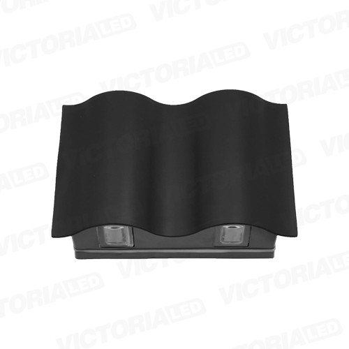 [APVZ79] APLIQUE DE PARED IP54 3W*4 3000K NEGRO 208*160MM