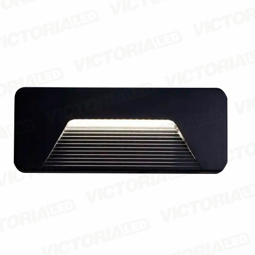 [APVL15] APLIQUE DE PARED IP65 3W 3000K NEGRO 220*80MM