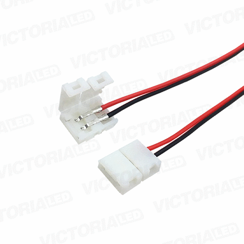 CONECTOR CINTA LED 110V 8MM CON CABLE