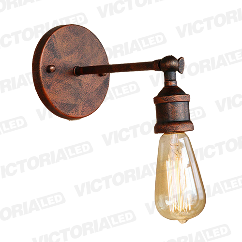 [LC-1518-RU] LAMPARA DECORATIVA 1*E27 METAL ROJO