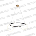 LAMPARA DECORATIVA DE TECHO LED 56W BLACK