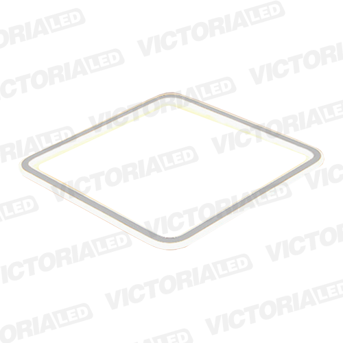 [SD002-1 WHITE] LAMPARA DECORATIVA DE TECHO LED METAL/ACRILICO WHITE