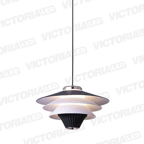 [P130 BLACK] LAMPARA DECORATIVA LED 12W 3000K ALUMINIO BLACK