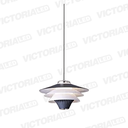 LAMPARA DECORATIVA LED 12W 3000K ALUMINIO BLUE