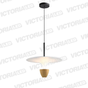 LAMPARA DECORATIVA LED 12W 3000K ALUMINIO GOLD