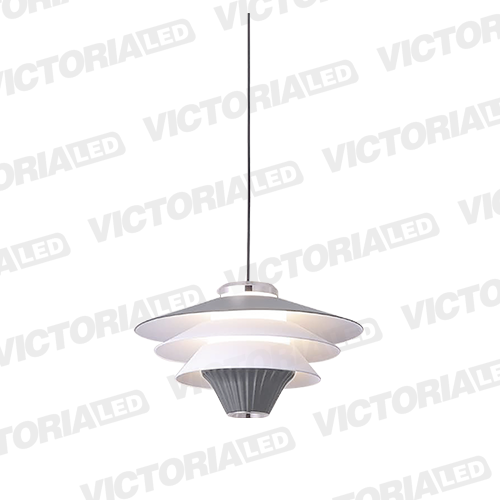 [P130 GRAY] LAMPARA DECORATIVA LED 12W 3000K ALUMINIO GRAY