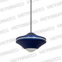 LAMPARA DECORATIVA LED 8W 3000K ALUM/ACRILICO BLUE