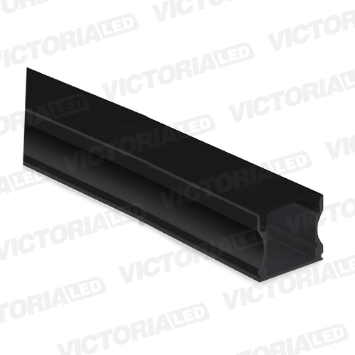 [VL-P4 NEGRO] PERFIL NEGRO ALUMINIO 3M RIO