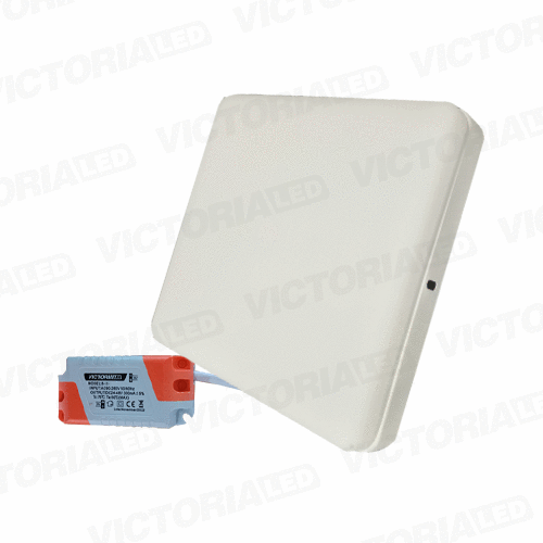 [LV-213 48W 3000K] VICTORIA LED PANEL SIN BORDE 48W SOBREPUESTO CUADRADO 10U/C