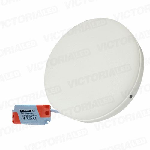 [LV-212 48W 3000K] VICTORIA LED PANEL SIN BORDE 48W SOBREPUESTO REDONDO 10U/C