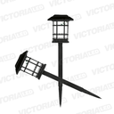 SOLAR ESTACA 3000K PACK X 2