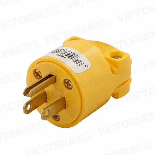 [VLCIA3-15A] ENCHUFE MACHO 3P 250V 15A AMARILLO 25U/C