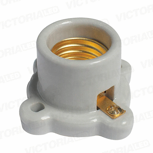 [VLPL-E27] PORTALAMPARA DE PORCELANA E27 110/250V 4A BLANCO 20U/C