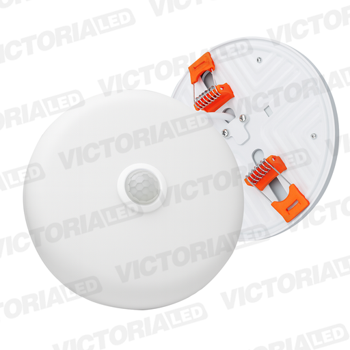 [VPES-18W] VICTORIA LED PANEL SIN BORDE 18W CON SENSOR EMPOTRABLE REDONDO