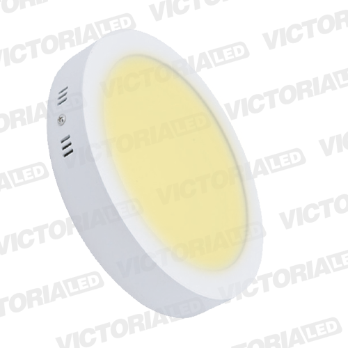 [VP-SR 12W 3K] VICTORIA LED PANEL 3000K 12W SOBREPUESTO REDONDO 40U/C